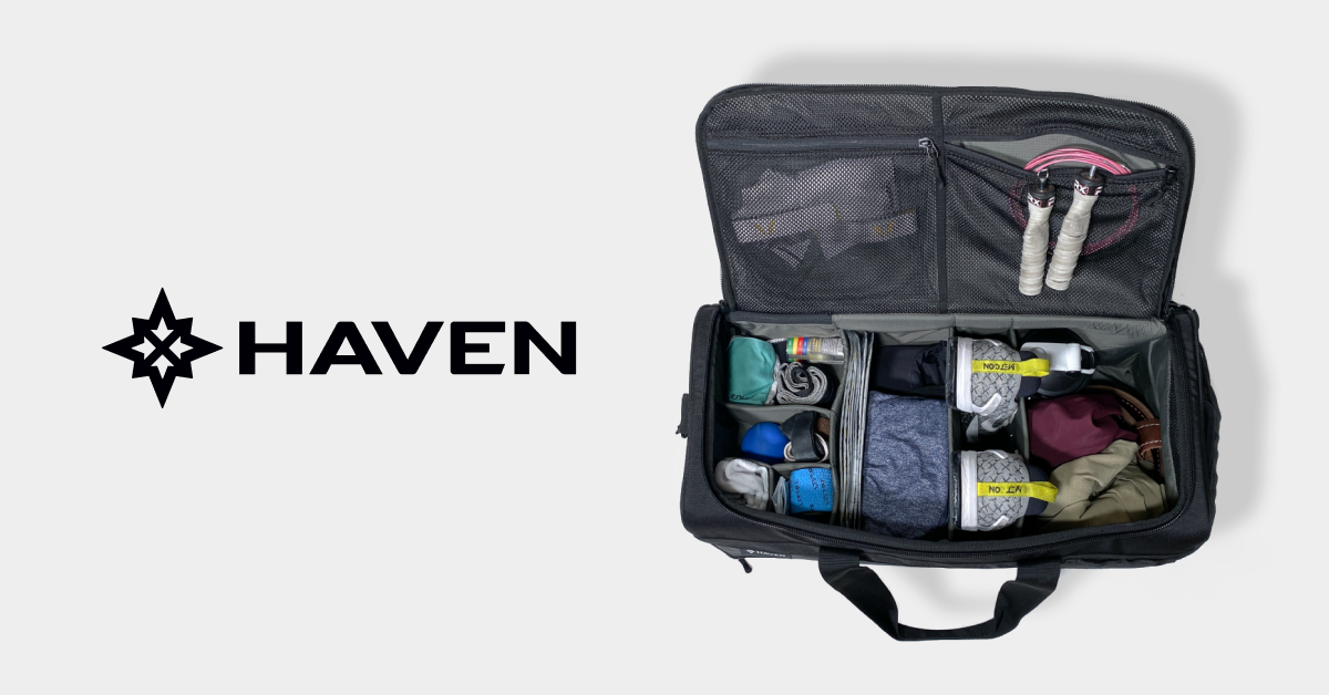 Haven Athletic gym bag features compartments and dividers for useful  internal organization » Gadget Flow