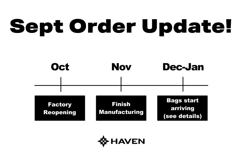 September Order Update!