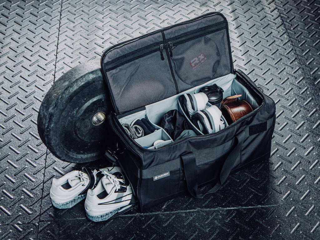 Haven Athletic gym bag features compartments and dividers for useful  internal organization » Gadget Flow