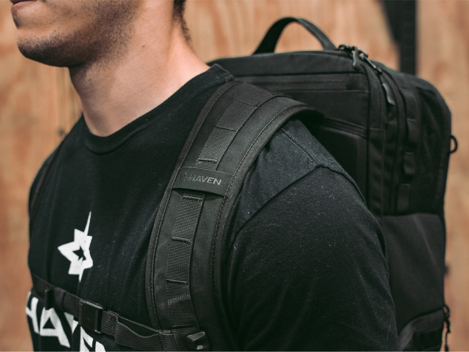 The Large Stealth Backpack with Velcro - Organized Gym Bag | Haven