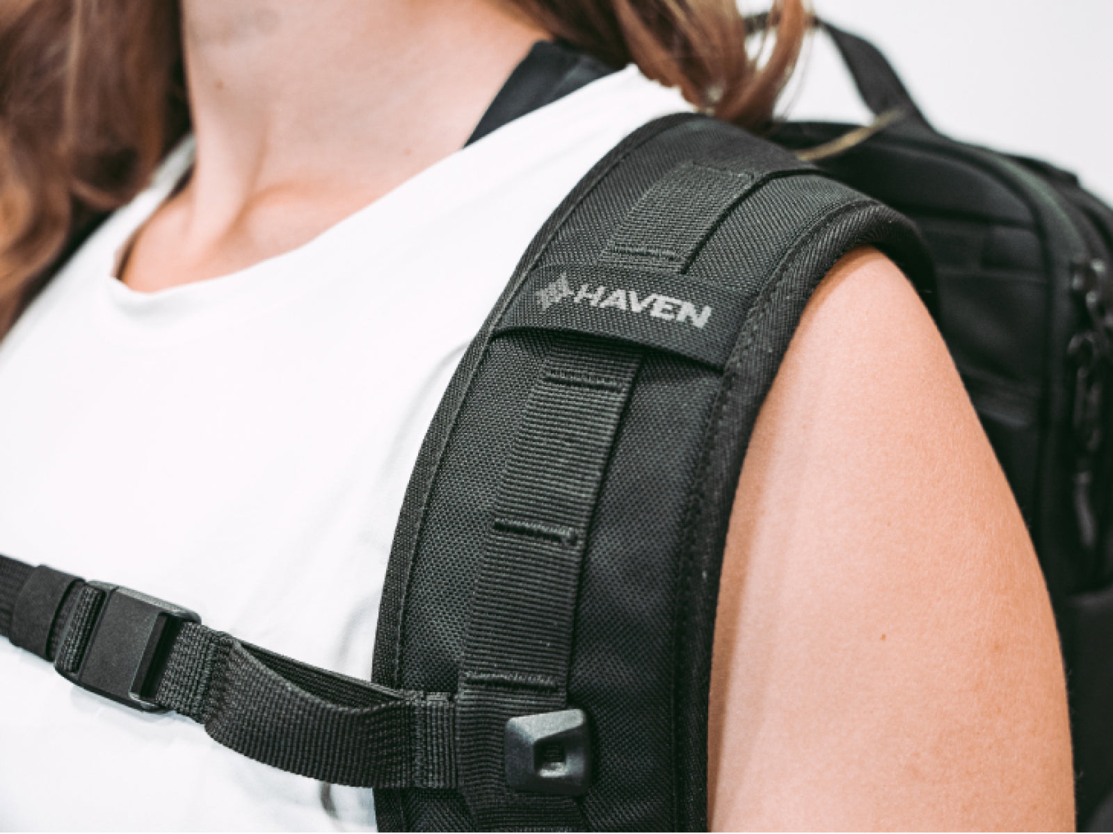 The Small Stealth Backpack with Velcro - Organized Gym Bag