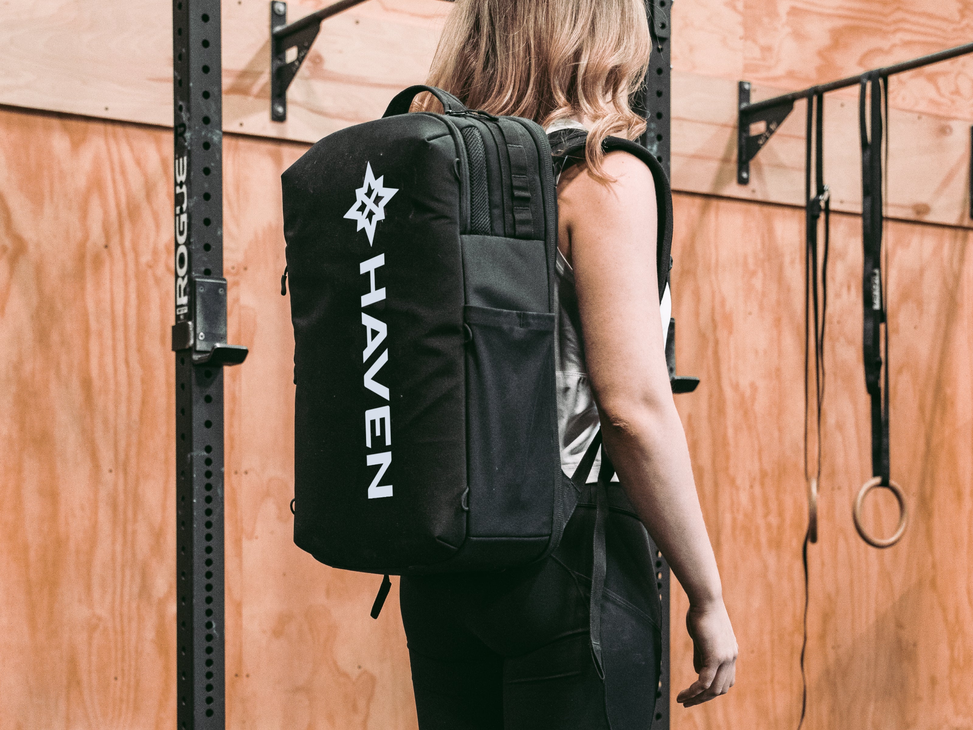 The Large Stealth Backpack with Velcro - Organized Gym Bag